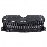 Black grille for Skoda Fabia 2014-2018 7544