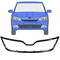 Radiator grille frame for Skoda Fabia 2014-2018 16191