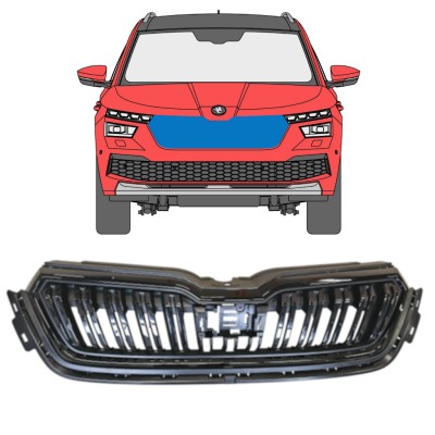 Grille for Skoda Kamiq 2019- 14952