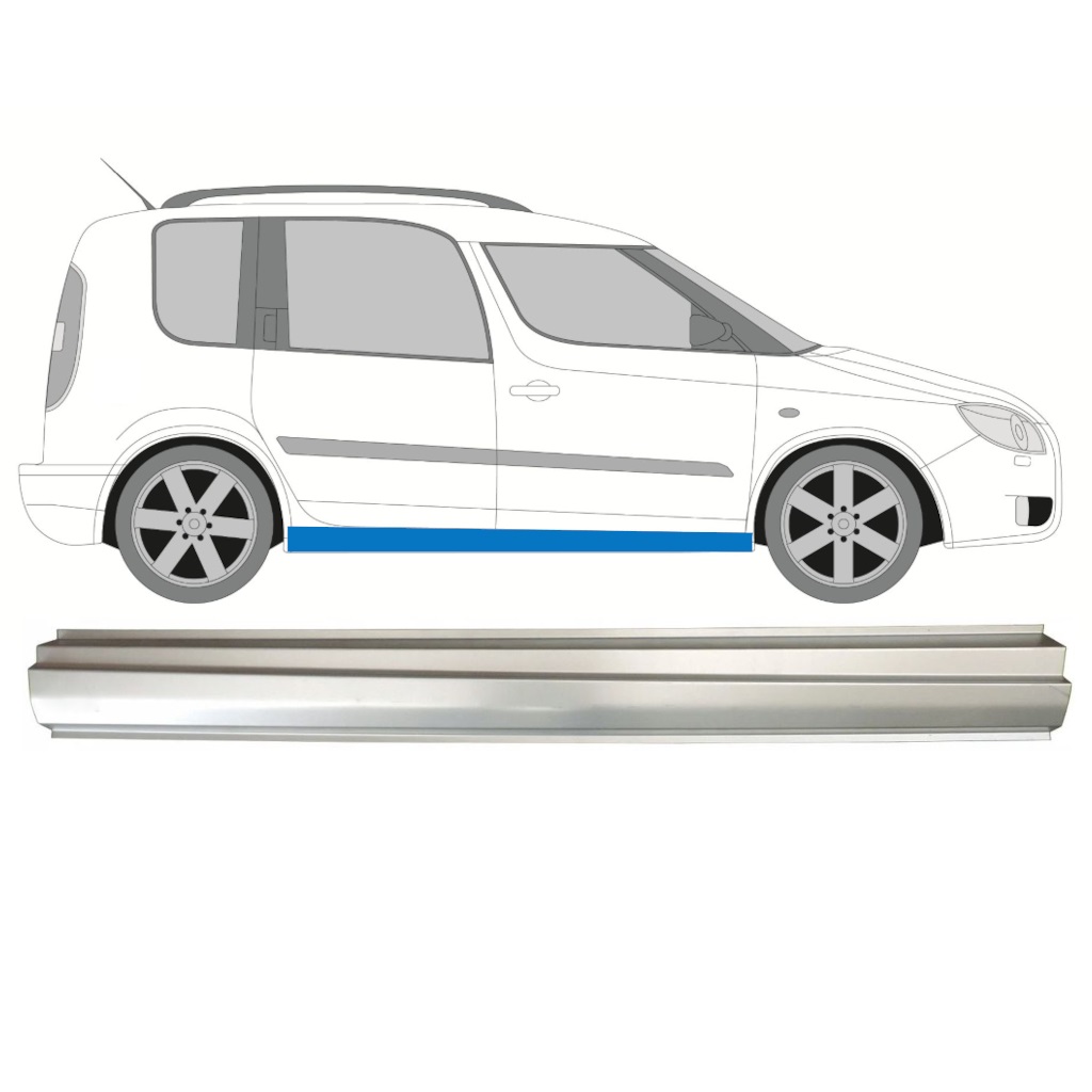 2006 Skoda Roomster car blueprint