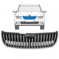 Chrome grille for Skoda Superb 2008-2015 7551
