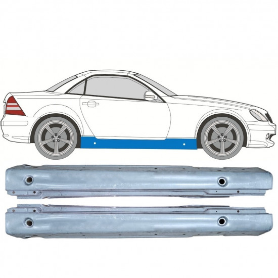 Sill repair panel for Mercedes SLK-class 1996-2004 / Set 12606