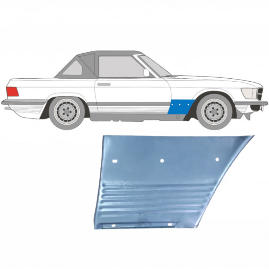 MERCEDES SL-CLASS 1971-1989 FRONT WING PANEL / RIGHT