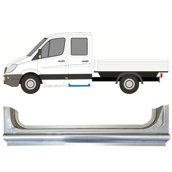 Rear sill repair panel for Mercedes Sprinter 2006-2018 / Left 15067