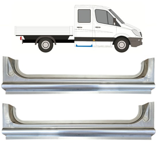Rear sill repair panel for Mercedes Sprinter 2006-2018 / Left+Right / Set 15068