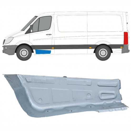 Front step repair panel for Mercedes Sprinter 2006 - / Left 10207