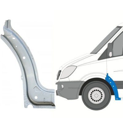 Inner front wing repair panel for Mercedes Sprinter 2006-2018 / Left 14723