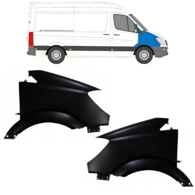 Front wing for Mercedes Sprinter 2006-2013 / Left+Right / Set 10626