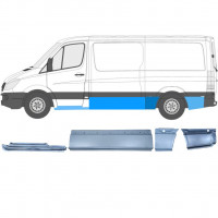 Repair panel set for Mercedes Sprinter 2006-  / MWB / Left /  12425