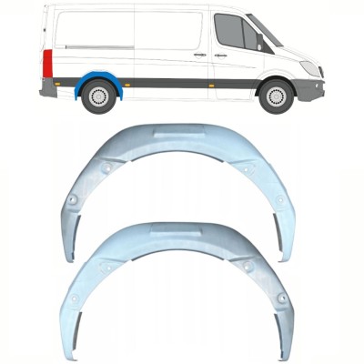 Inner rear wheel arch repair panel for Mercedes Sprinter 2006-2018 / Left+Right / Set 10114