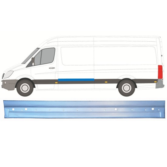 Side repair panel for Mercedes Sprinter 2006-2018 / Left 16135