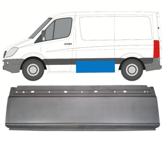 Side repair panel for Mercedes Sprinter 2006-2018 / Left 15587