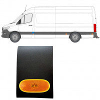 Front pillar side trim with lamp for Mercedes Sprinter 2018- / Left / Set 12963