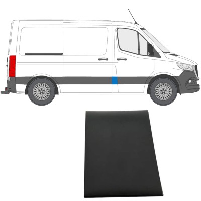 Front pillar side trim for Mercedes Sprinter 2018- / Right 14885