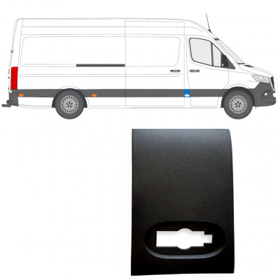 Front pillar side trim for Mercedes Sprinter 2018- / Right 12928