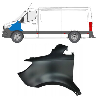 Front wing for Mercedes Sprinter 2018- / Left 14940