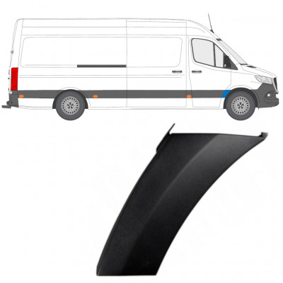 Front wing trim for Mercedes Sprinter 2018- / Right 12930