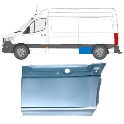 Lower rear wing repair panel for Mercedes Sprinter 2018- / Left 14550