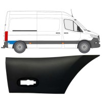 Rear wing side trim for Mercedes Sprinter 2018- / Right 12936