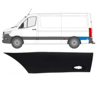 Rear fender side trim behind the wheel for Mercedes Sprinter 2018- / Left 16645