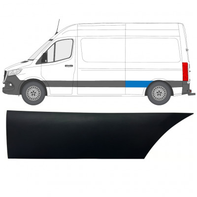 Rear wing side trim for Mercedes Sprinter 2018- / Left 12939