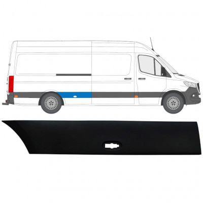 Rear wing side trim for Mercedes Sprinter 2018- / Right 12934