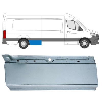 Lower rear wing repair panel for Mercedes Sprinter 2018- / Right 16063