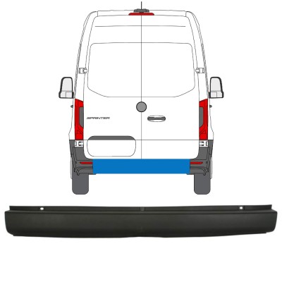 Rear bumper for Mercedes Sprinter 2018- 14942