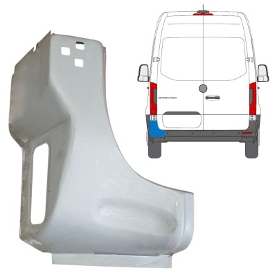 Rear corner repair panel for Mercedes Sprinter 2018- / Left 14652
