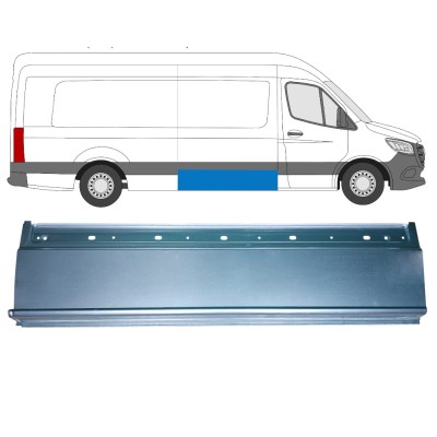 Side repair panel for Mercedes Sprinter 2018- / Right 14548
