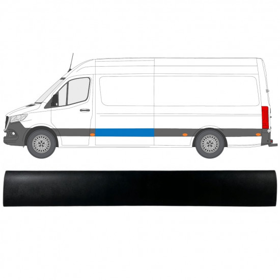 Side trim for Mercedes Sprinter 2018- / Left 12933