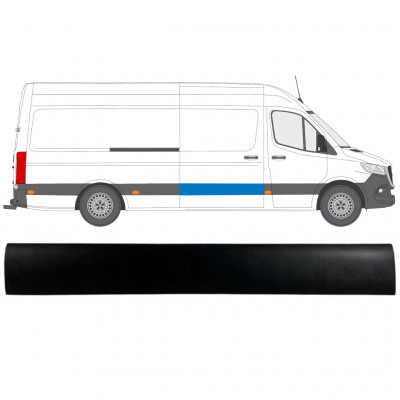 Sliding door side trim for Mercedes Sprinter 2018- / Right 12932