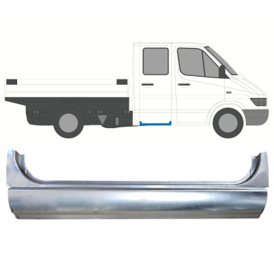 Rear door sill repair panel for Mercedes Sprinter 1995-2006 / Left = Right (symmetrical) 16385