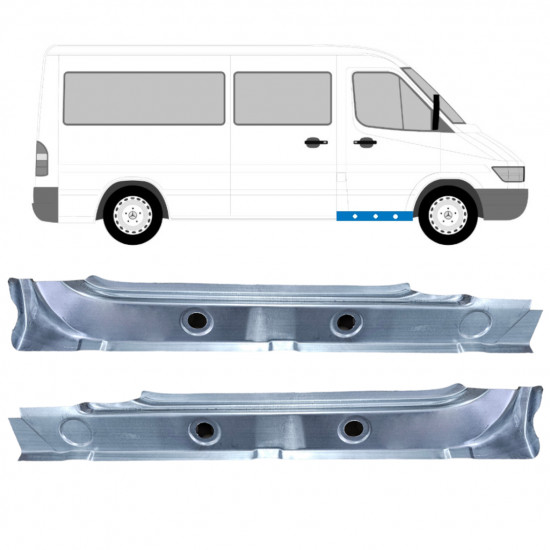 Inner front section repair panel for Mercedes Sprinter 1995-2006 / Left+Right / Set 9459