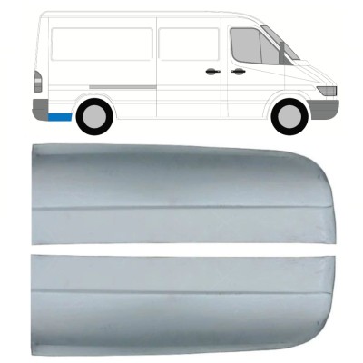 Rear fender rear section repair panel for Mercedes Sprinter 1995-2006 / Left+Right / Set 9862