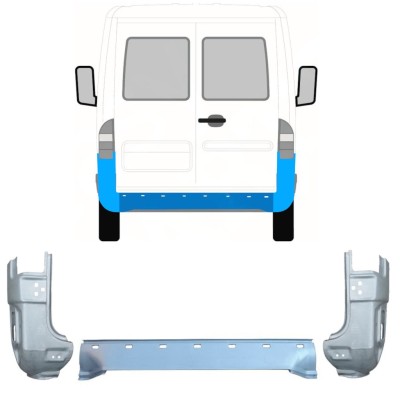 Rear repair panel for Mercedes Sprinter 1995-2006 / Set 9716