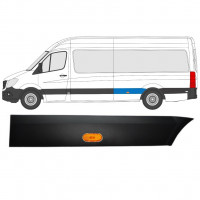 Rear wing side trim with lamp for Mercedes Sprinter 2006- / LWB / Left / Set 9057