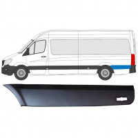 Rear fender side trim behind the wheel for Mercedes Sprinter 2006- / LWB / Left 8029