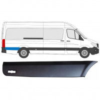 Rear fender side trim behind the wheel for Mercedes Sprinter 2006- / LWB / Right 8028