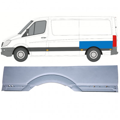 Large rear wing repair panel for Mercedes Sprinter 2006-2018 / Left 12973