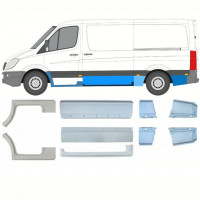 Repair panel set for Mercedes Sprinter 2006- / MWB / Left+Right /  10258