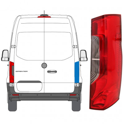 Rear light for Mercedes Sprinter 2018- / Right 12923