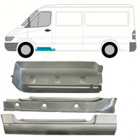 Inner sill, wing, and front step repair panel for Mercedes Sprinter 1995-2006 / Left / Set 10530