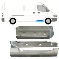 Inner sill, wing, and front step repair panel for Mercedes Sprinter 1995-2006 / Right / Set 10529