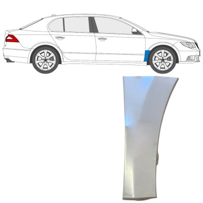 Front wing repair panel for Skoda Superb 2008-2015 / Right 16083