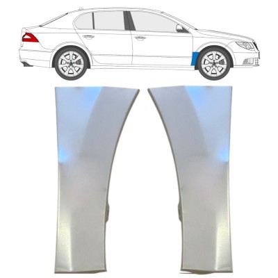 Front wing repair panel for Skoda Superb 2008-2015 / Left+Right / Set 16085