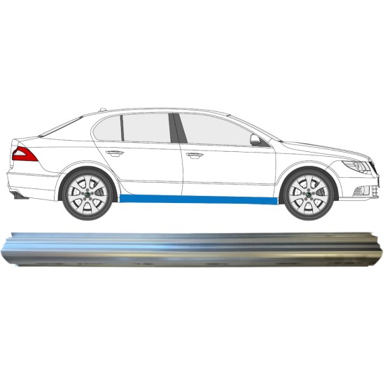 Sill repair panel