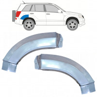 Rear fender rear section repair panel for Suzuki Grand Vitara 2005-2014 / Left+Right / Set 9888