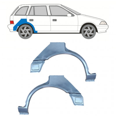 Rear wing repair panel for Suzuki Swift 1988-2004 / Left / Right / Left / Right 12766