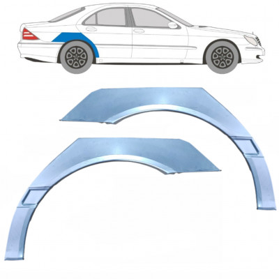 MERCEDES S-CLASS 1998-2005 REAR WHEEL ARCH / SET